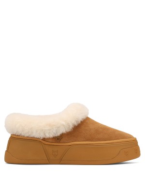 Kozaki Męskie Naked Wolfe K-02 Shearling Brązowe | IFY9782WE