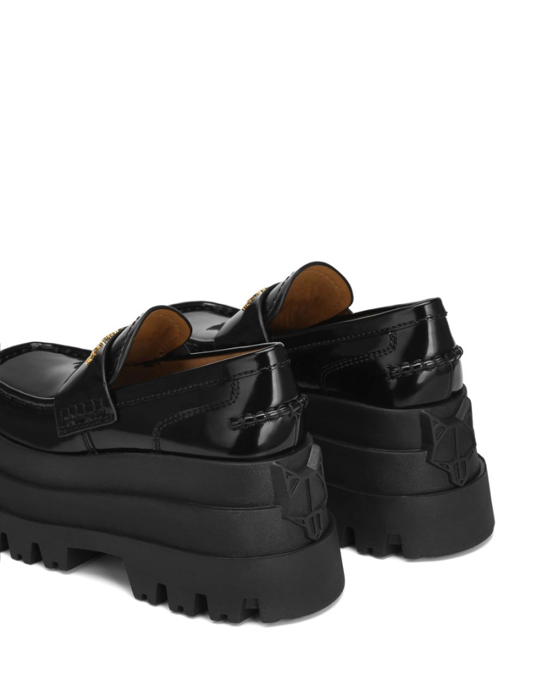 Loafersy Damskie Naked Wolfe Delusion Box Czarne | RDQ8737BX