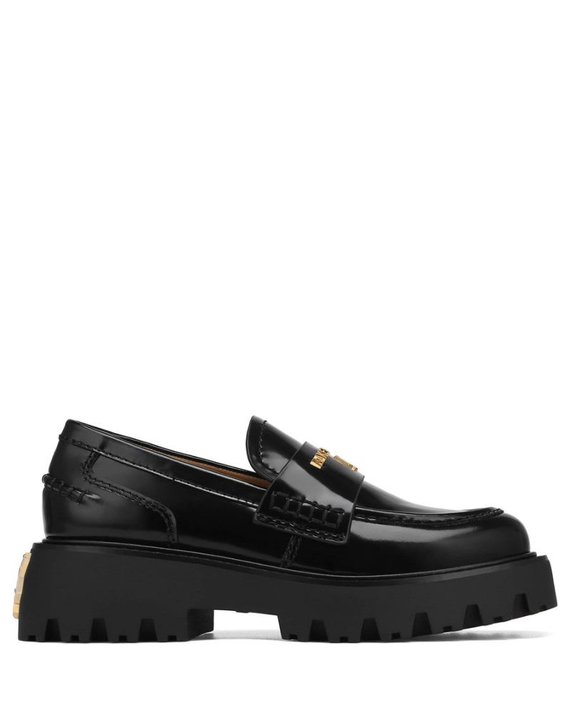 Loafersy Damskie Naked Wolfe Flawed Box Czarne | YLM1469SZ