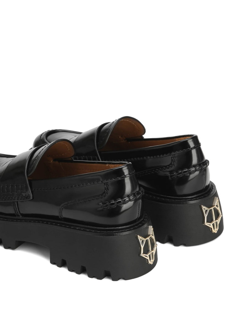 Loafersy Damskie Naked Wolfe Flawless Box Czarne | XXW2740SB