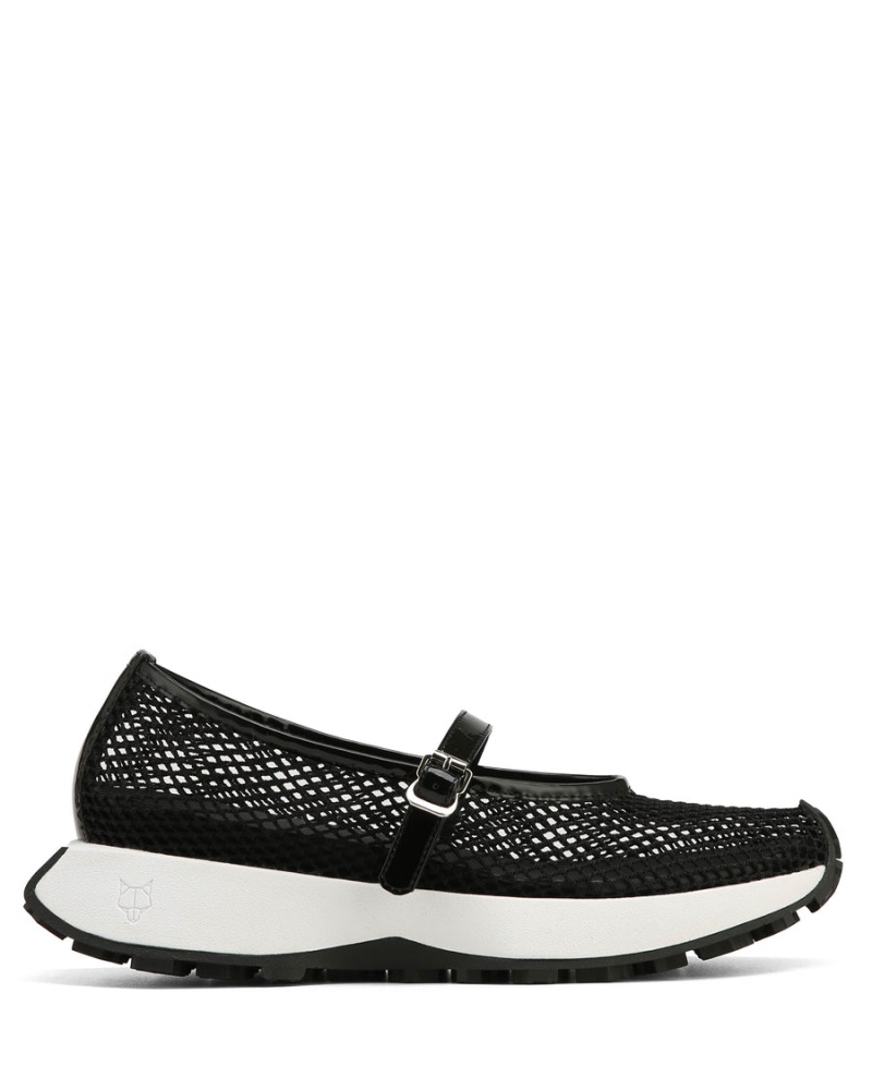 Loafersy Damskie Naked Wolfe Protected Mesh Czarne | DNA9374WF